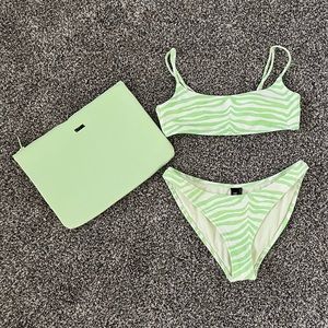 TRIANGL mica zebra baiting suit set